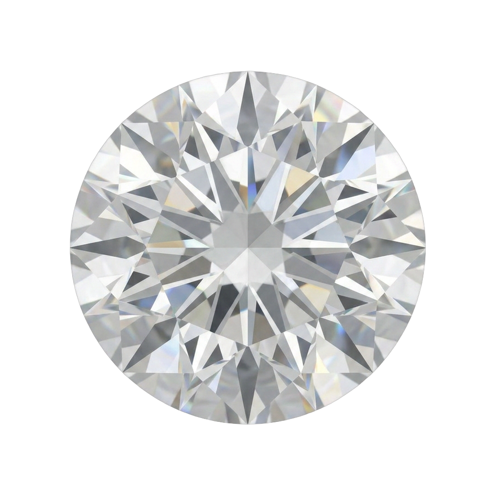 Round cut diamond